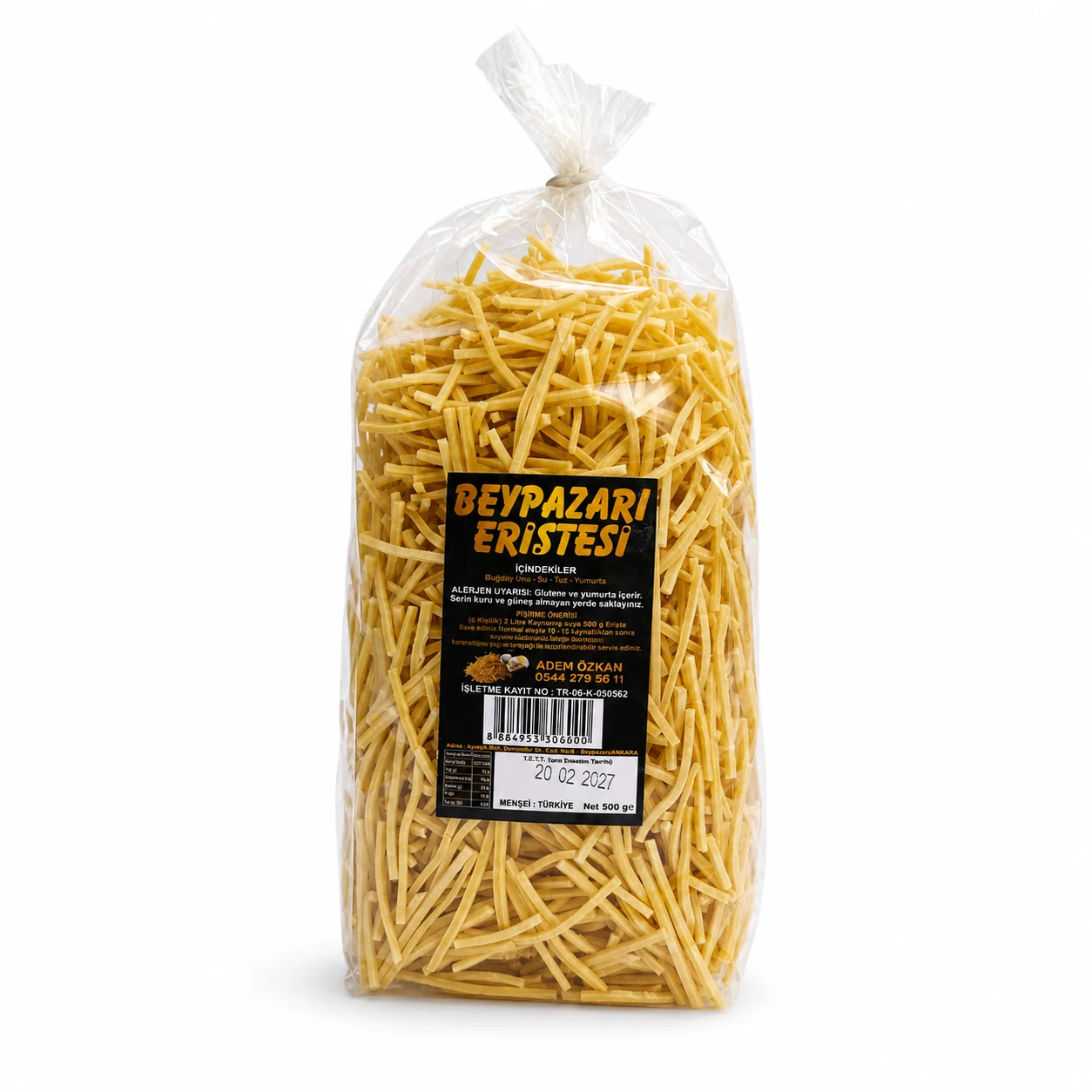 Beypazarı Yumurtalı Eriştesi 500 g