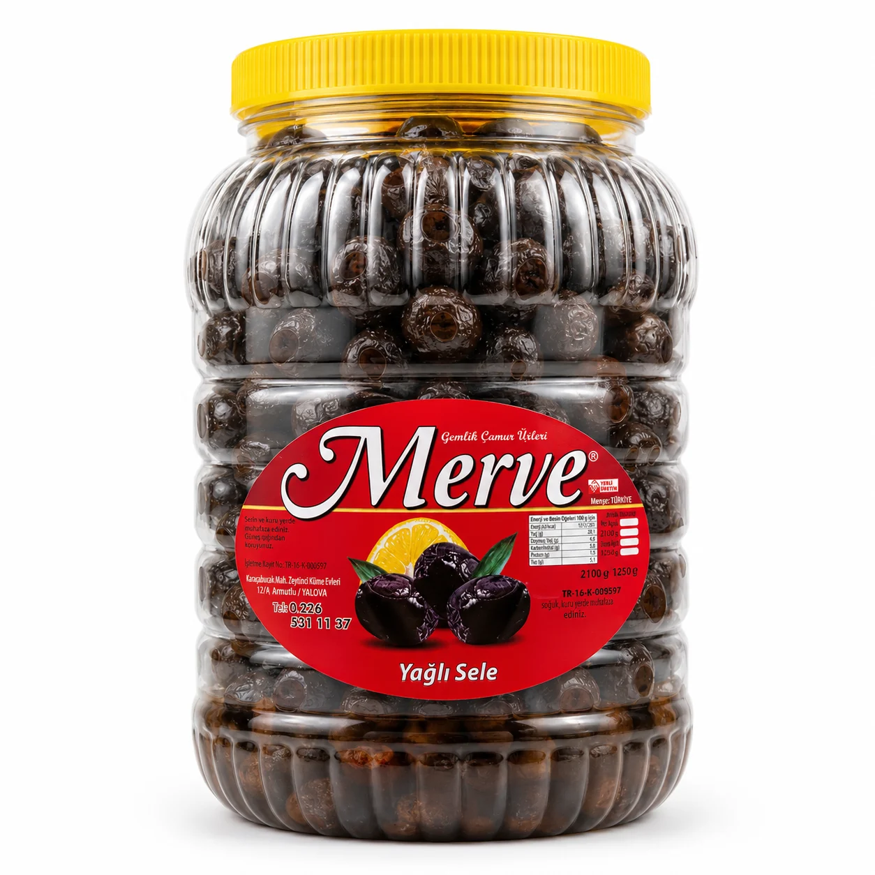 Merve Yağlı Sele Özel Katkısız Siyah Zeytin – Gemlik Koyu Armutlu/Yalova kg