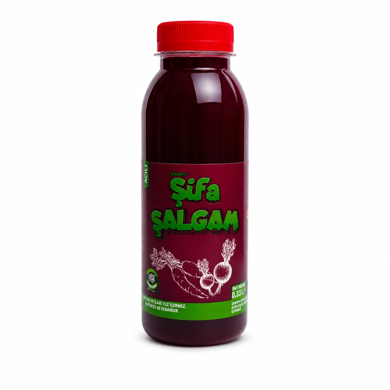 Sebeb-i Şifa Acılı Şalgam Suyu 330 ml